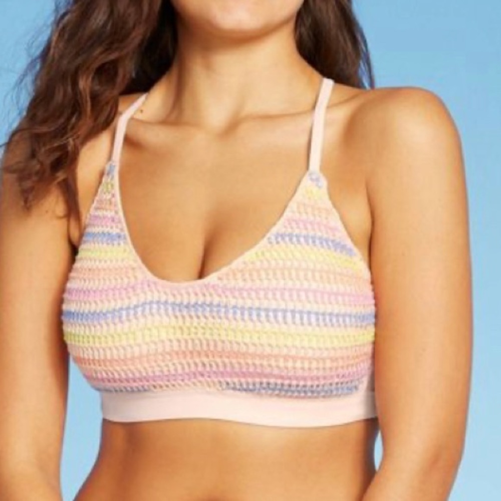Xhilaration Juniors' Crochet Bralette Bikini Top